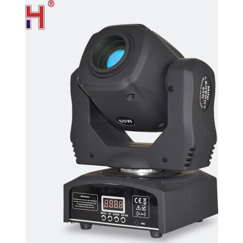Moving Head Mini Spot Led 60W Dj Lights For Party Disco Dmx Stage Effect Proffectional Event Sound Mode Music