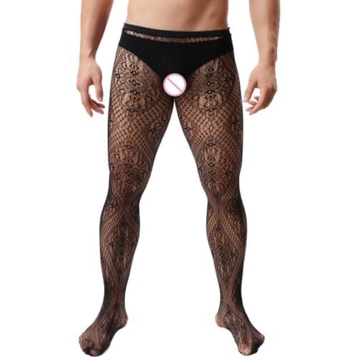 Calcetines Mens Tights Sheer Pantyhose Summer Man Sexy Stockings Ripped Panty Hose Retro Collants Pour Hommes Strumpfhosen Meia