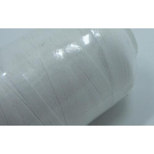 Free Shipping 4000M Length White Color 100% polyester glow in the dark embroidery thread