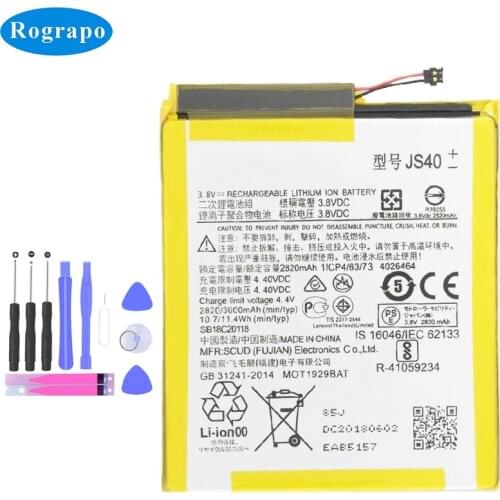 New 3000mAh JS40 Mobile Phone Battery for Motorola One Moto Z3 Play
