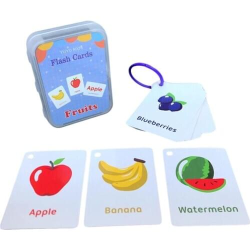 Learning Educational Toy 26 Letter English Flash Card Handwritten Montessori Early Development Card Toy For Children Kid Gift