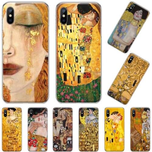 Kiss by Gustav Klimt Design Phone Case For iphone 12 5 5s 5c se 6 6s 7 8 plus x xs xr 11 pro max mini