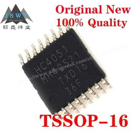 74HC4051PW Semiconductor Switch IC Multiplex Switch IC Chip Use for the arduino nano uno Free Shipping 74HC4051PW