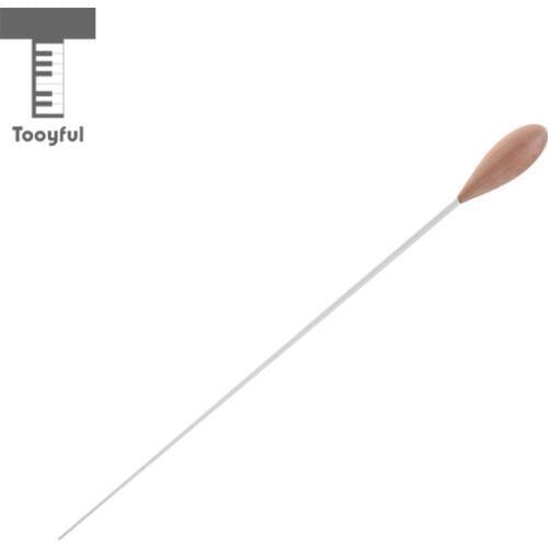Tooyful Professional Pear Wood Handle Rhythm Music Conductor Baton for Performance Wood