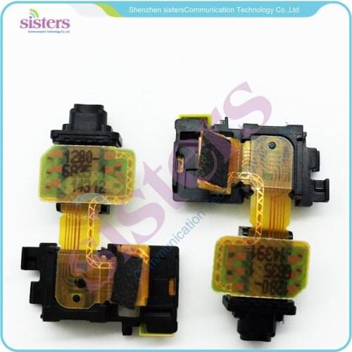 Wholesale Ear Earphone Headphone Jack Audio Flex Cable Repair Parts For Sony Xperia Z3 D6603 D6643 D6653 Free Shipping