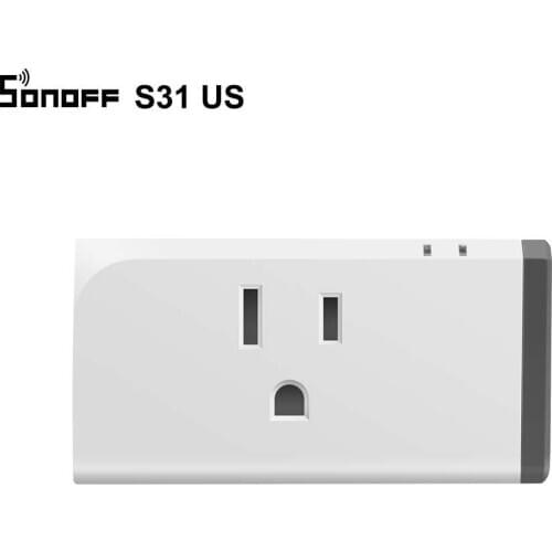 Sonoff S31 Smart WiFi Socket Monitor Energy Works With Alexa Google Home Assistant
