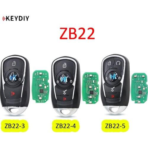 Universal ZB22-3 ZB22-4 ZB22-5 KD Smart Key Remote for KD-X2 KD Car Key Remote Replacement Fit More Than 2000 Models