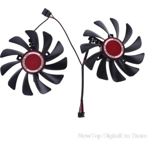 2pcs 95mm FDC10U12S9-C CF1010U12S Cooler Fan for XFX Radeon RX580 RX590 Graphics Card Cooling Fan O15 20 Dropshipping