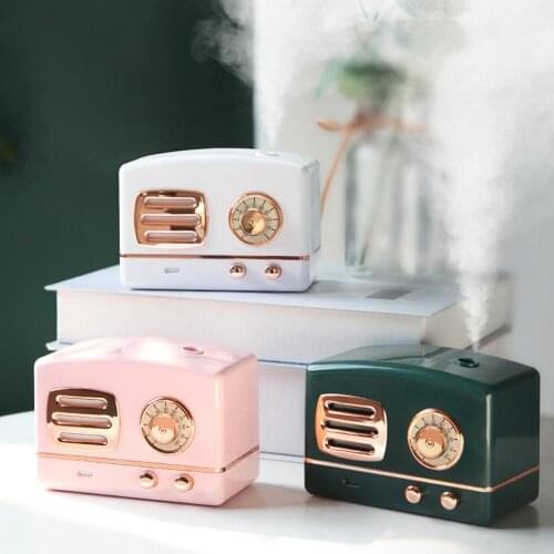 Xiaomi 200ml Retro Air Humidifier Mini USB Aromatherapy Aroma Diffuser Colorful LED Lamp Home Car Humidifier Mist Maker Fogger