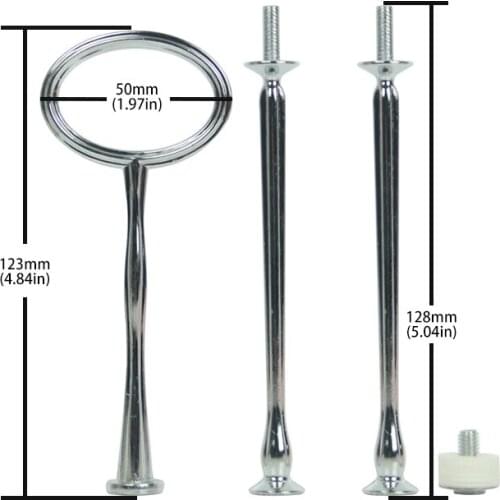 10pcs new arrive 3 tiers/set oval design cake stand cake stand metal gold -fast SHIPPING