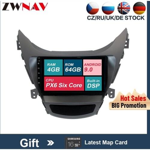 2 din Android 9.0 Car Multimedia player For Hyundai Elantra 2010-2013 car radio stereo GPS navigation wifi head unit auto stereo