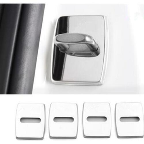 4Pcs/lot Car Door lock Catch Cover Buckle Cap Anti Rust For MINI COOPER S Countryman Paceman R60 R61 Car Styling Accessories