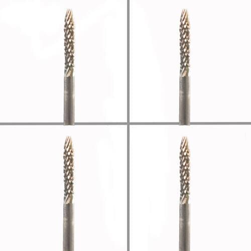 4pcs Carbide Nail Drill Bit - Under Nail Cleaner Bit - F