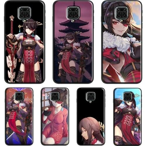 Enshin impact Beidou aesthetic For Xiaomi Redmi Note 7 8 Pro 8T 9S Note 9 10 Pro Cover For Redmi 9T 9 9A 9C 7A 8A Case