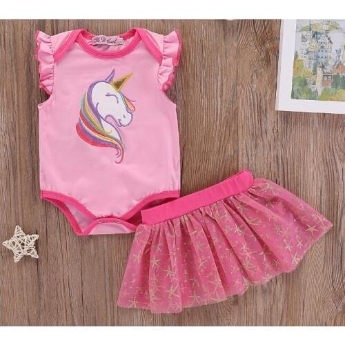 0-3M Newborn Baby Unicorn skirt Handmade Baby Clothes full Silicone Reborn Baby Doll Accessories fashion Kids bebe Gift doll