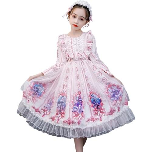 Kids Elegant Dresses for Girls 2020 Girls Princess Dress New Year Costume Children Christmas Halloween Party Clothes 3-12 Years