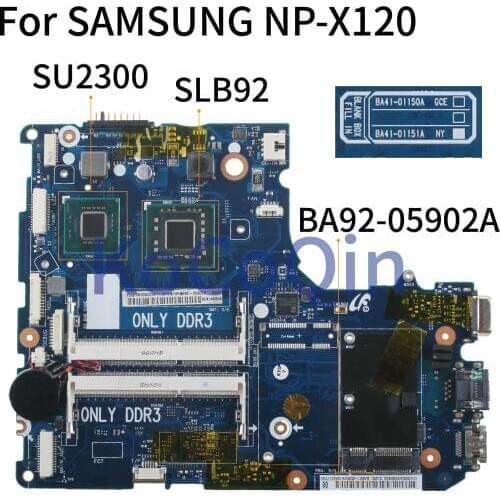 KoCoQin Laptop motherboard For SAMSUNG NP-X120 Mainboard BA41-01151A BA92-05902A SU2300 SLB92