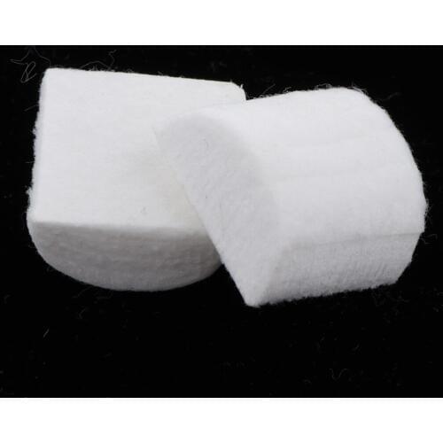 2 Pieces Wool Felt Dampening Pad Dampers Electric Drum Beater Heads