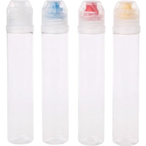 Kitchen 120g Empty Plastic Squeeze Bottle Condiment Dispenser Reusable Container For Portable Travel Salad Sauce Ketchup Honey