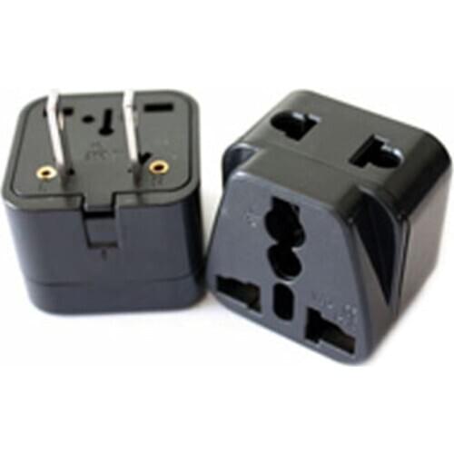 Hot 2 pin AC American USA Power Plug Adapter Travel Converter Australia UK USA EU Wholesale