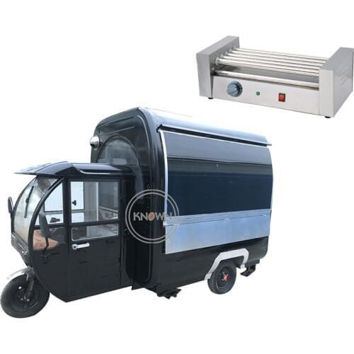 Multi function electric tricycle ice cream truck for sale with free hotdog grill