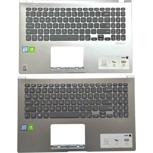 95% NEW Laptop Palmrest Upper Case US Keyboard for ASUS VIVOBOOK15 X509 X509FA X509FB X509FJ Silver Gray