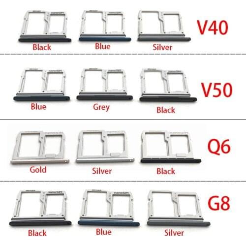 New For LG G8 Q6 V40 V50SIM Card Tray Slot Holder Adapter Accessories