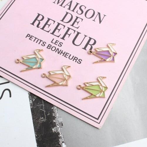 New Colorful Enamel Alloy Charms 50pcs Rainbow Heart Game console Gold Tone metal Oil Drop Earring Floating Pendants