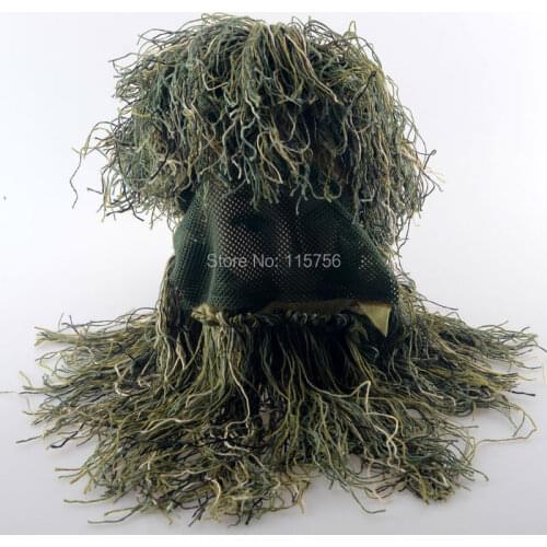 TPRPST Breathable Sniper Ghillie Hood Camouflage Head Cover for Ghillie Suit Mosquito Net Hood Headvie Ghillie Viper Hoods NL684