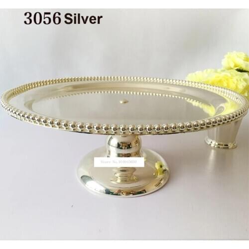 New European Style Cake Rack Silver Plated Metal Fruit Plate Creative Dessert Plate Party Supplies Home Decoration Dessert Tray
