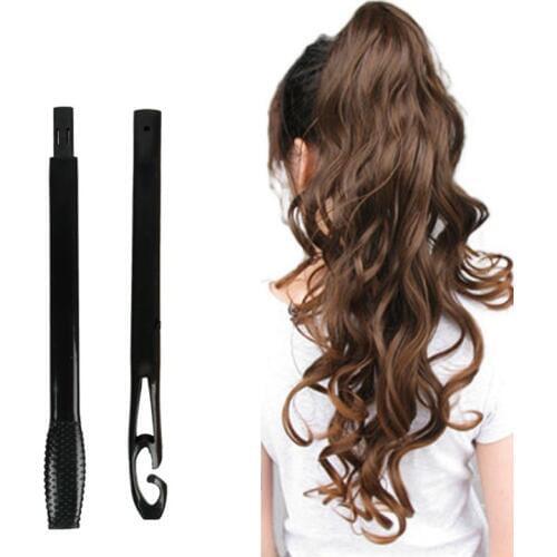 18Pcs Hair Styling Tools Lady Long Hair DIY Manual Magic Curler Spiral Ringlets Rollers Hair Curler Physical Shaping Divider