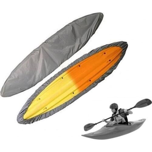 Universal Kayak Cover Solid Color Waterproof UV Protection Resistant Dust Portable Canoe Sunblock Shield Cover for Outdoor Water