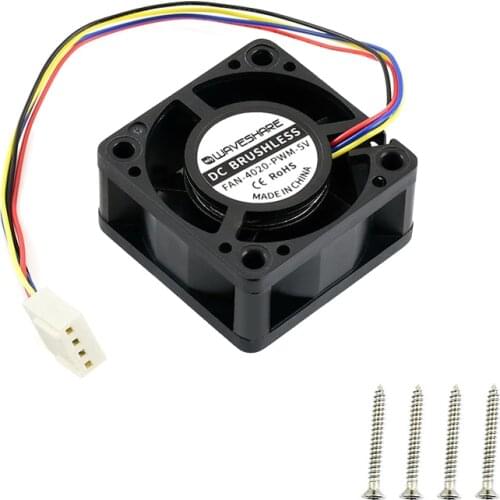 Nvidia Jetson Nano Cooling Fan PWN Speed Adjustable 5V Fan 40x40x20mm 4Pin Connector Fan for Jetson Nano B01 A02 2GB