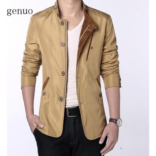 High Quality Mens Jackets 2019 Men New Casual Jacket Coats Spring Regular Slim Jacket Coat For Male Wholesale Plus Size L-3XL