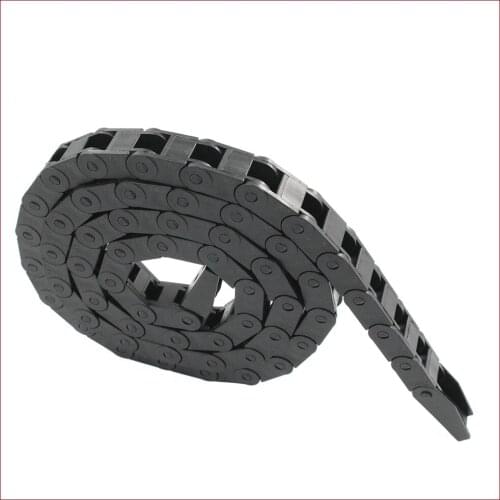 7*7MM 3D printer parts L1000mm 7x7mm Cable Drag Chain Wire Carrier with end connectors for CNC Router Machine Tools