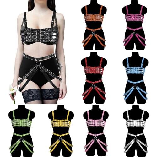 Body Harness Women Sexy Lingerie Bondage Strap Punk Gothic Bdsm Erotic Chest Leg Garter Sex Fetish Suspender Sexy Underwear