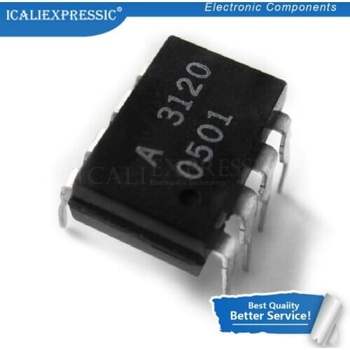 10PCS HCPL3120 DIP8 HCPL-3120 DIP A3120 A 3120 DIP-8 FOD3120