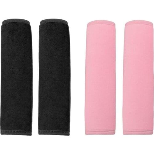 2pcs Soft Plush Car Seat Belt Shoulder Pads Car Shoulder Pads Backpack Strap Children Cartoon Seat Belt Cover Car Accessories