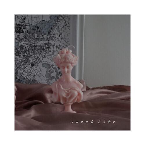 3D candle mold 15 cm ancient Greek statue silicone mold art goddess making plaster aroma candle mold