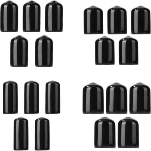 5pcs Billiards Pool Cue Tips Rubber Protector Head Cover Supplies 10/12/13/14mm Billiards Club Topper Saver Rubber Head Cover