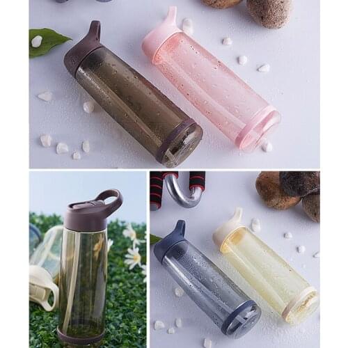 550ml/850ml/1000ml Straw Water Bottles BPA Free Leak-Proof Eco-friendly with Lid Hiking Camping Plastic Travel Bottle