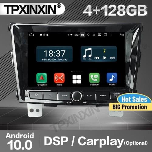 128G Carplay Car Radio 2 Din Stereo Receiver Android 10 For Hyundai Tivolan 2014+ GPS Navigation Player Audio Recorder Head Unit