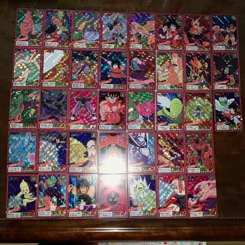 BANDAI Dragon Bal Homemade Fierce Fighting 1 Full Set of 38 Flashcard Sets of Rare Out-of-print Collection Cards