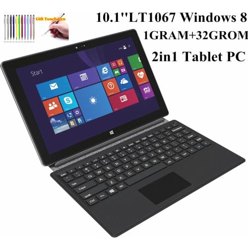 10.1 INCH Windows 8.1 Tablet 1GB DDR+32GB LT1067 Gift Ported Keyboard Case WIFI 1280 x 800 IPS Dual Camera Mini HDMI-Compatible