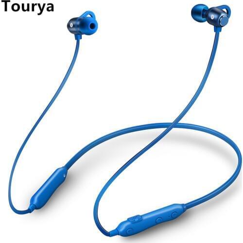 Tourya S6 Bluetooth headphones Waterproof Wireless Headphone Sports Bass Bluetooth Earphone with mic for phone iPhone xiaomi