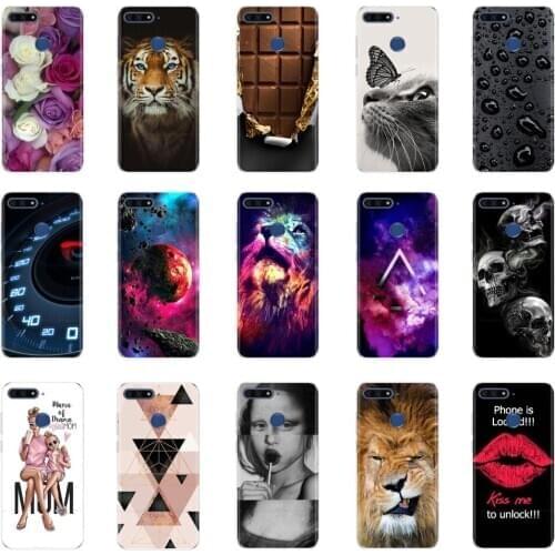 Case for Huawei Honor 7C Case Soft Silicone Phone Shell Funda for Huawei Honor 7C AUM-L41 Honor7c 7 C Cover 5.7'' Coque Bumper