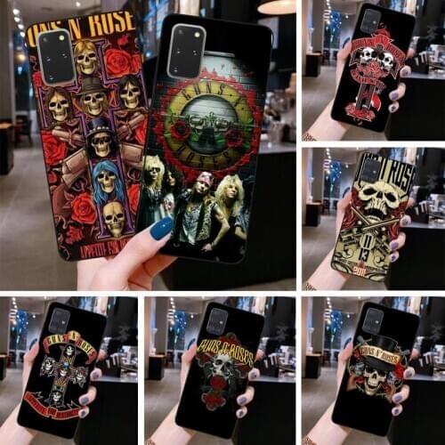 Guns n roses Phone Case for Samsung S20 plus Ultra S6 S7 edge S8 S9 plus S10 5G lite 2020