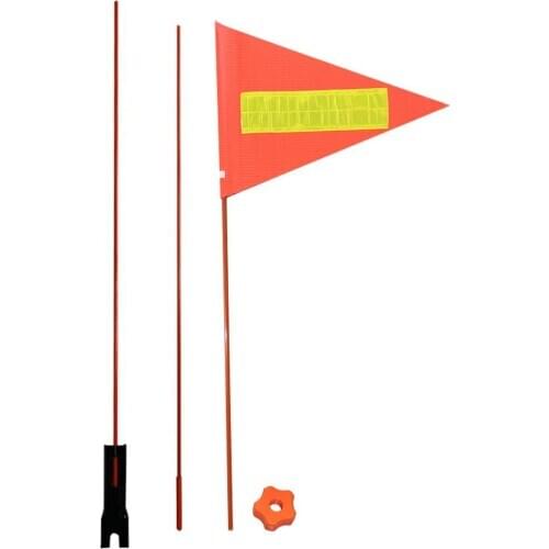 Riding Bicycle Flag Durable Waterproof Weatherproof Tear-resistant Mountain Bike Safety Flag Children Cycling Equipment