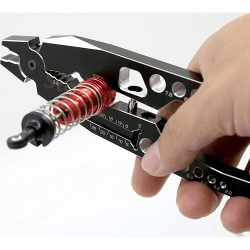 Remote control car assembly tool all-metal multi-function RC shock-absorbing tool pliers Ball nose pliers Suspension lever tool