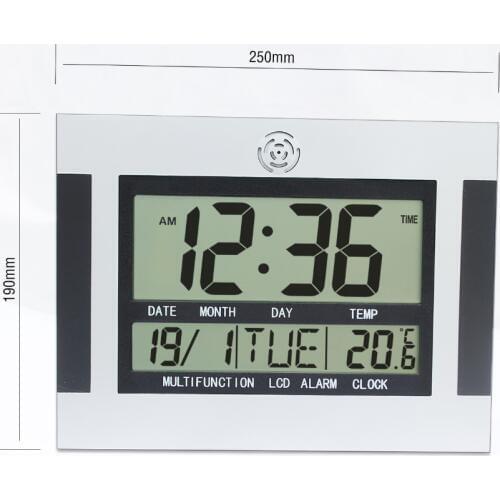 JIMEI H110 Multifunctional simple and practical temperature and humidity meter calendar alarm clock